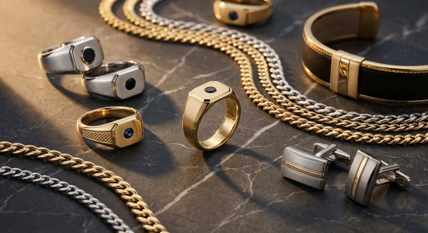 Men's Jewelry Design Guide 2026: Rings, Chains, Bracelets & More