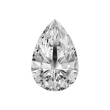 Pear shaped loose diamond