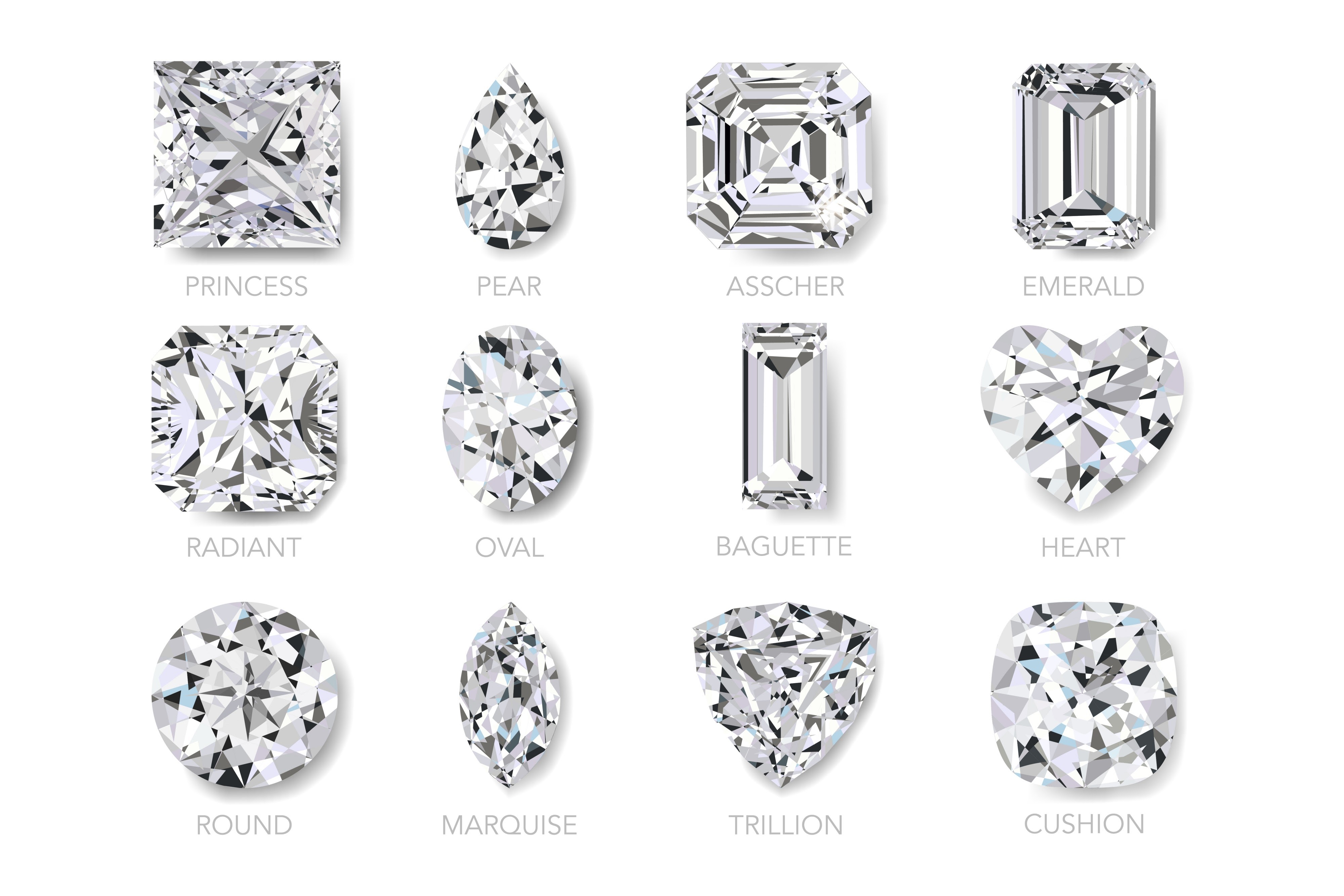AI-generated diamond earring and jewelry designs showcasing brilliant cut diamonds in stud settings