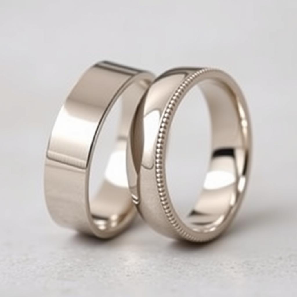 Diamond eternity wedding band created with AI jewelry design tools